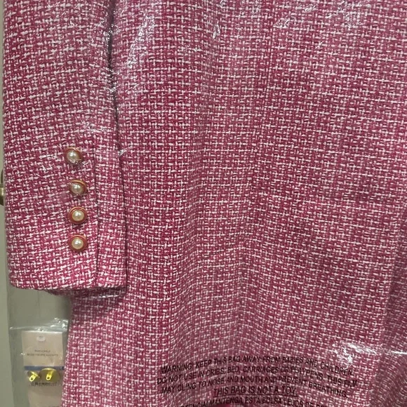 Nanette Lepore Pink Tweed Jacket - Picture 6 of 6